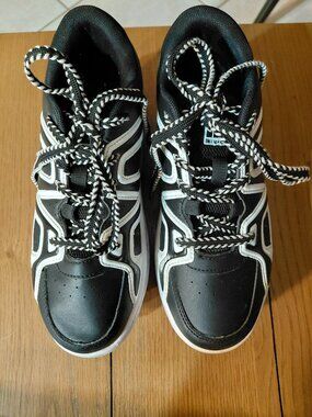 Liekick Roller Skate Sneakers Kids Youth Euro 35 Black White